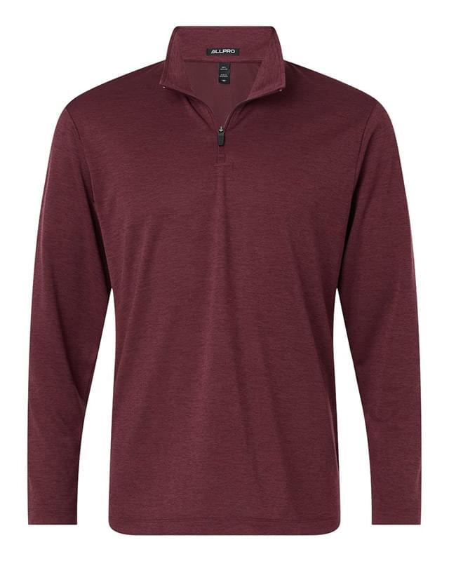 Performance Mélange Quarter-Zip Pullover