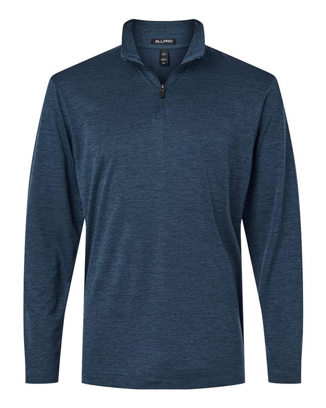 Performance Mélange Quarter-Zip Pullover