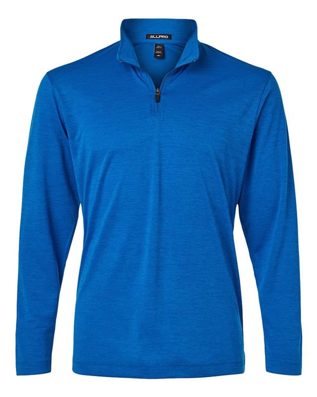 Performance Mélange Quarter-Zip Pullover
