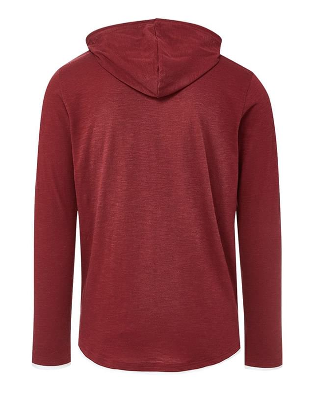 Miles Slub Hooded Long Sleeve T-Shirt