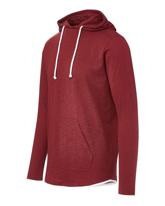 Miles Slub Hooded Long Sleeve T-Shirt