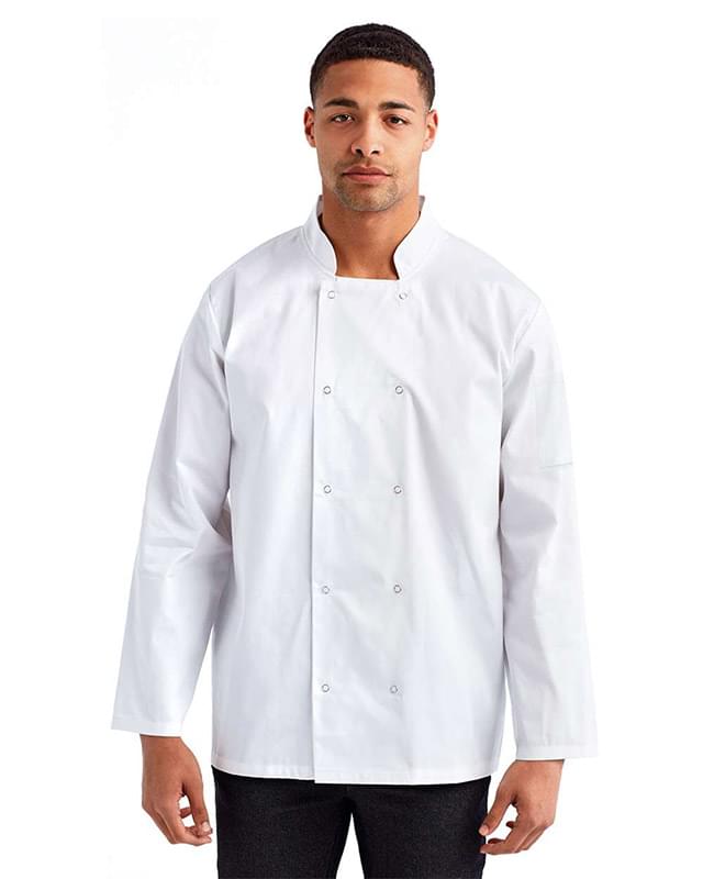 Ten Studded Front Chef Coat Ten Studded Front Chef Coat