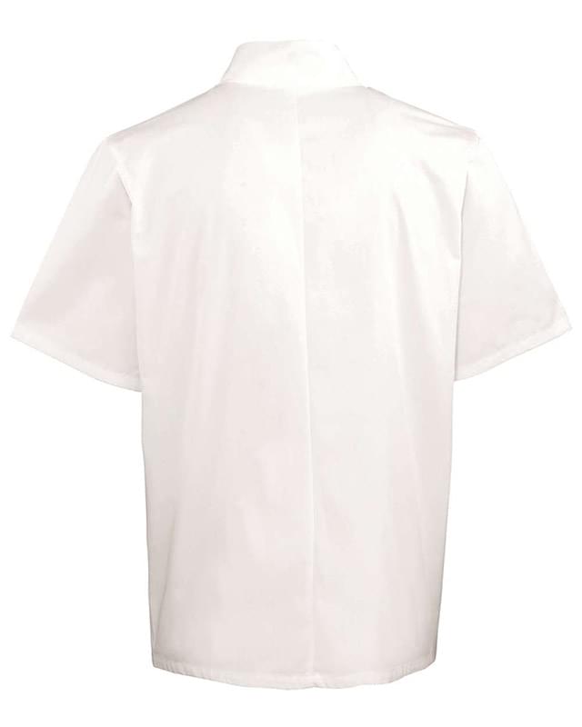 Ten Studded Front Chef Short Sleeve Coat