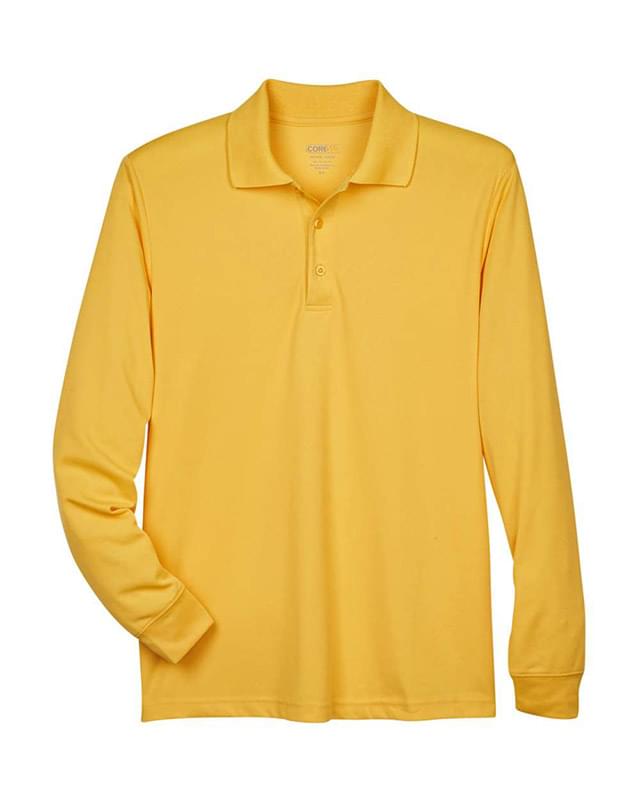 Men's Pinnacle Performance Long Sleeve Piqué Polo