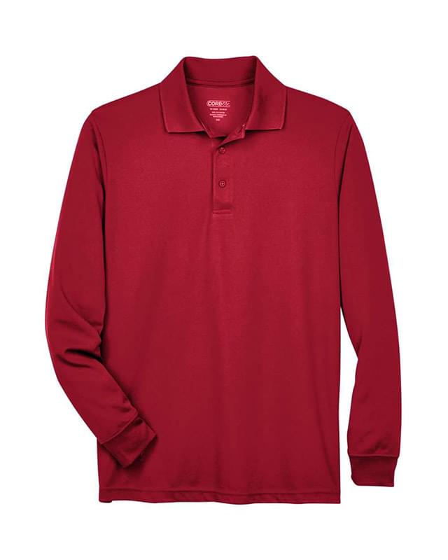Men's Pinnacle Performance Long Sleeve Piqué Polo
