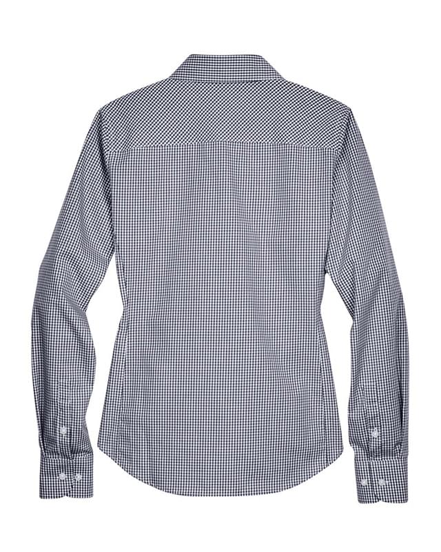 Women's Crown Collection® Gingham Check Woven Dress Shirt