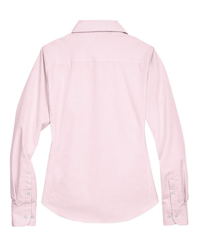Women's Crown Collection® Gingham Check Woven Dress Shirt Women's Crown Collection® Gingham Check Woven Dress Shirt