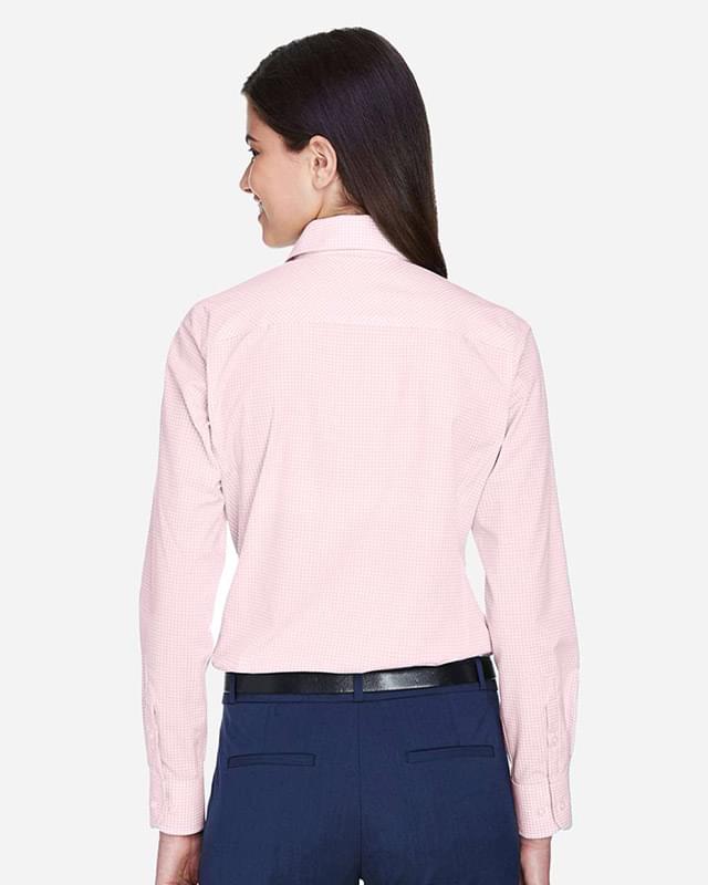 Women's Crown Collection® Gingham Check Woven Dress Shirt Women's Crown Collection® Gingham Check Woven Dress Shirt