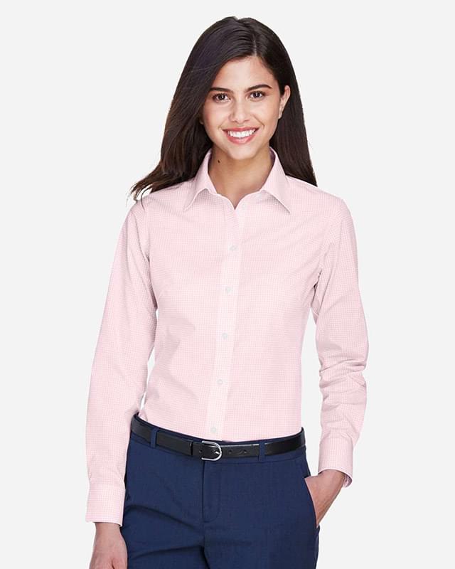 Women's Crown Collection® Gingham Check Woven Dress Shirt Women's Crown Collection® Gingham Check Woven Dress Shirt