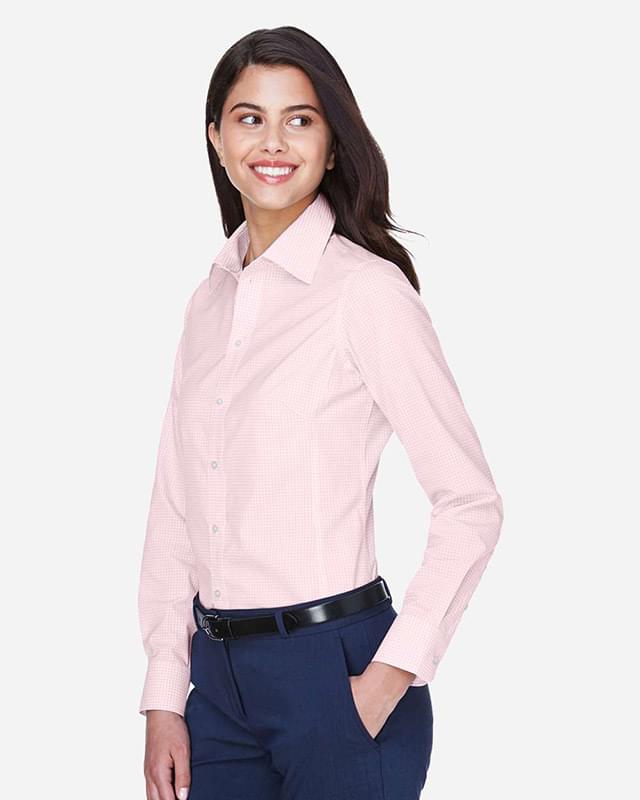 Women's Crown Collection® Gingham Check Woven Dress Shirt Women's Crown Collection® Gingham Check Woven Dress Shirt