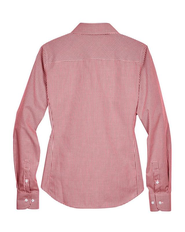 Women's Crown Collection® Gingham Check Woven Dress Shirt Women's Crown Collection® Gingham Check Woven Dress Shirt