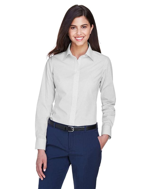 Women's Crown Collection® Gingham Check Woven Dress Shirt Women's Crown Collection® Gingham Check Woven Dress Shirt