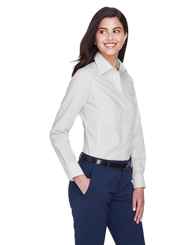 Women's Crown Collection® Gingham Check Woven Dress Shirt Women's Crown Collection® Gingham Check Woven Dress Shirt