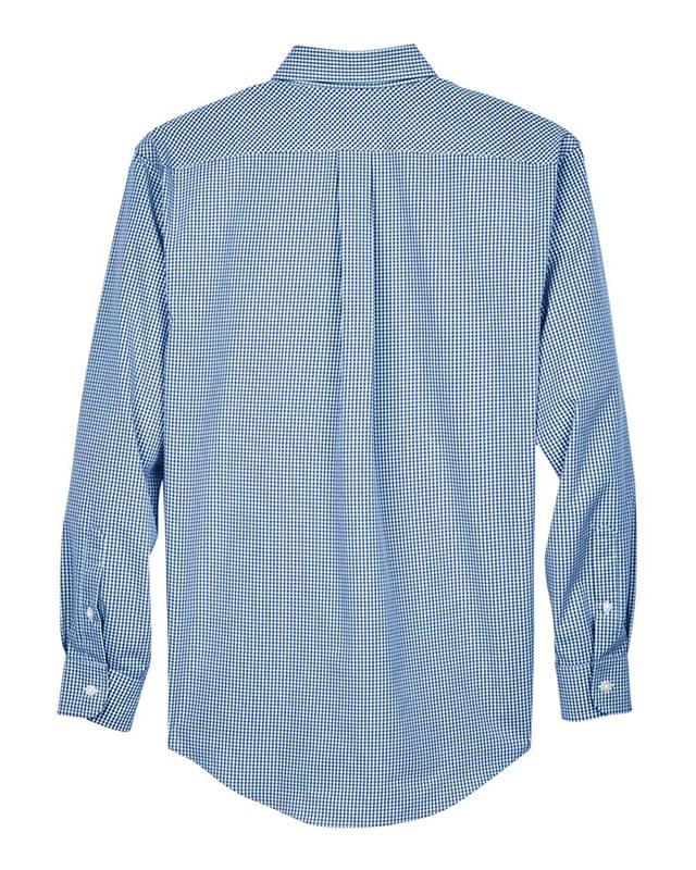Crown Collection® Gingham Check Woven Dress Shirt Crown Collection® Gingham Check Woven Dress Shirt