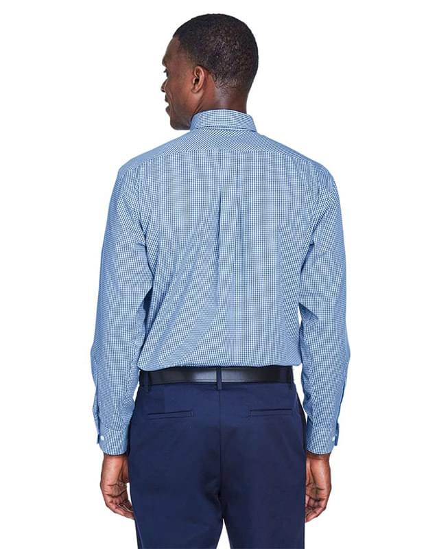 Crown Collection® Gingham Check Woven Dress Shirt Crown Collection® Gingham Check Woven Dress Shirt