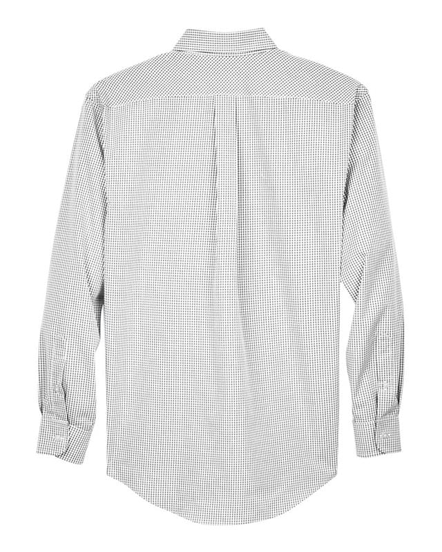 Crown Collection® Gingham Check Woven Dress Shirt Crown Collection® Gingham Check Woven Dress Shirt