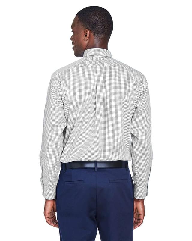 Crown Collection® Gingham Check Woven Dress Shirt Crown Collection® Gingham Check Woven Dress Shirt