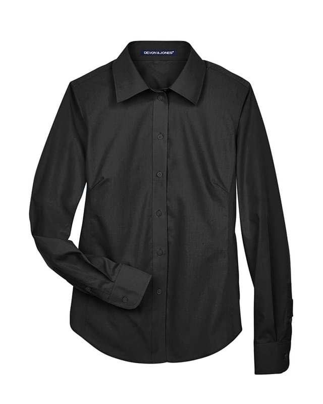Women's Crown Collection® Broadcloth Woven Dress Shirt