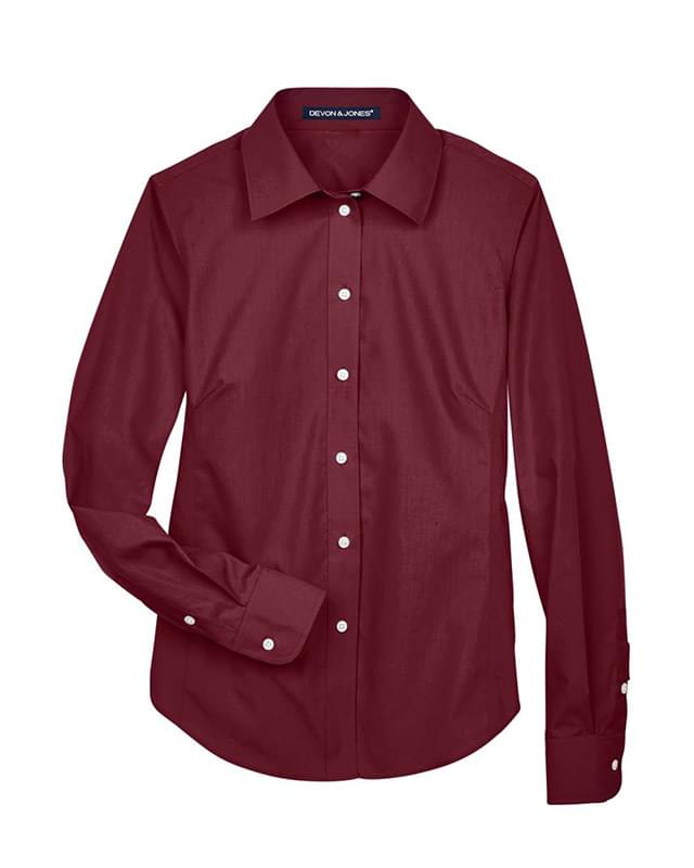 Women's Crown Collection® Broadcloth Woven Dress Shirt