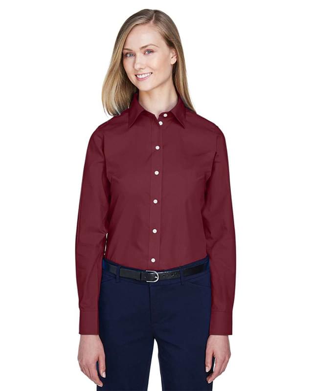 Women's Crown Collection® Broadcloth Woven Dress Shirt Women's Crown Collection® Broadcloth Woven Dress Shirt
