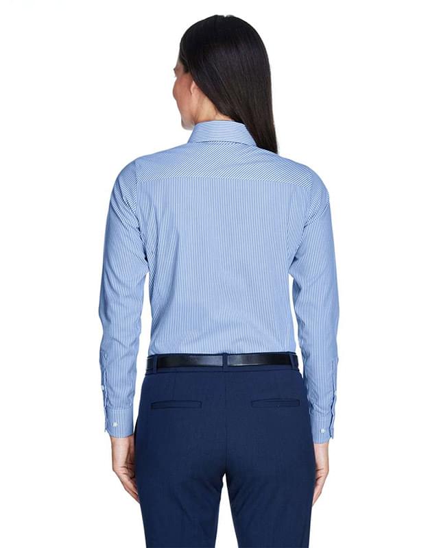 Women's Crown Collection® Banker Stripe Woven Dress Shirt Women's Crown Collection® Banker Stripe Woven Dress Shirt