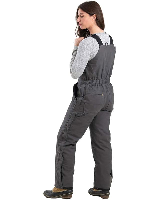 Women's Softstone Duck Insulated Bib Overall Women's Softstone Duck Insulated Bib Overall