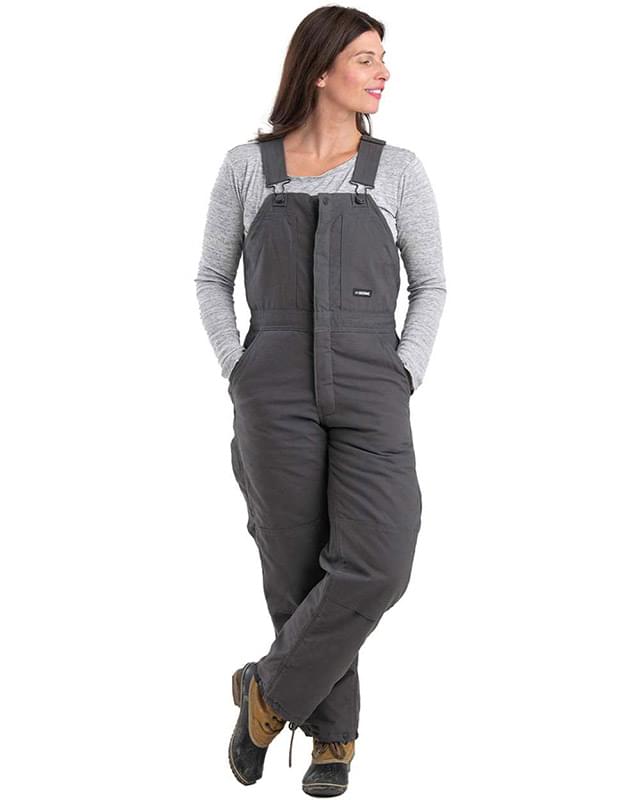 Women's Softstone Duck Insulated Bib Overall