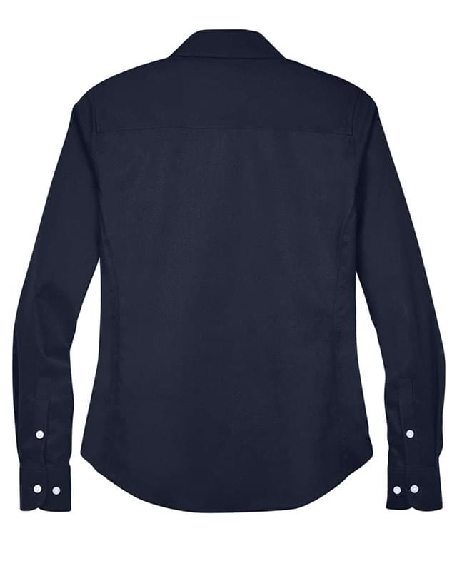Women's Crown Collection® Solid Stretch Twill Woven Dress Shirt Women's Crown Collection® Solid Stretch Twill Woven Dress Shirt