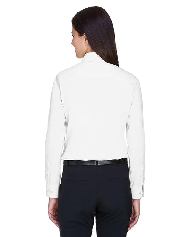 Women's Crown Collection® Solid Stretch Twill Woven Dress Shirt Women's Crown Collection® Solid Stretch Twill Woven Dress Shirt