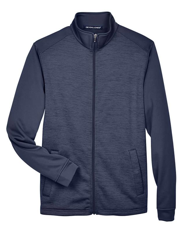 Newbury Colorblock Mélange Fleece Full-Zip jacket