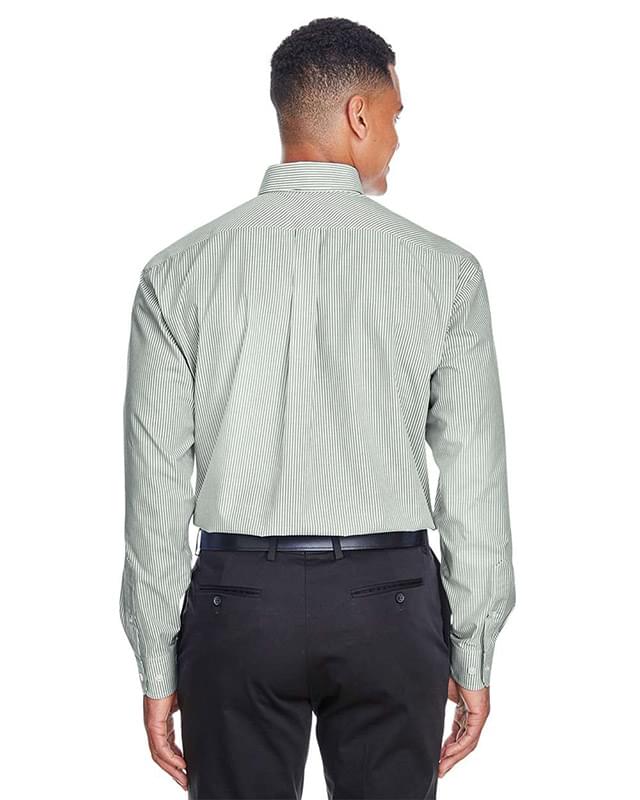 Crown Collection® Banker Stripe Woven Dress Shirt