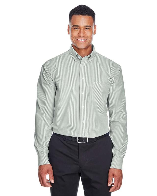 Crown Collection® Banker Stripe Woven Dress Shirt