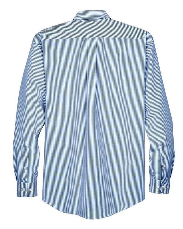Crown Collection® Banker Stripe Woven Dress Shirt Crown Collection® Banker Stripe Woven Dress Shirt