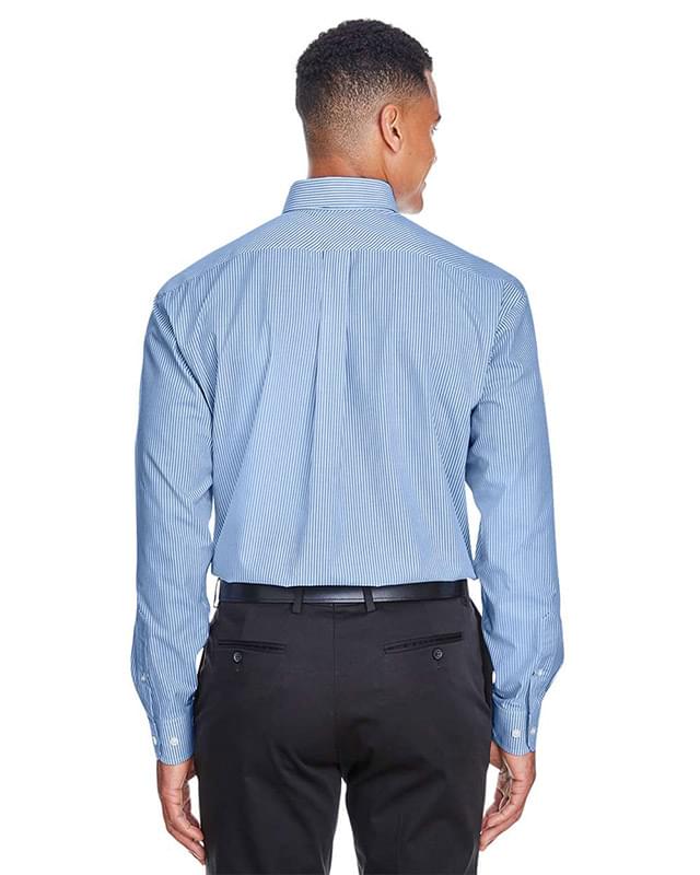 Crown Collection® Banker Stripe Woven Dress Shirt Crown Collection® Banker Stripe Woven Dress Shirt