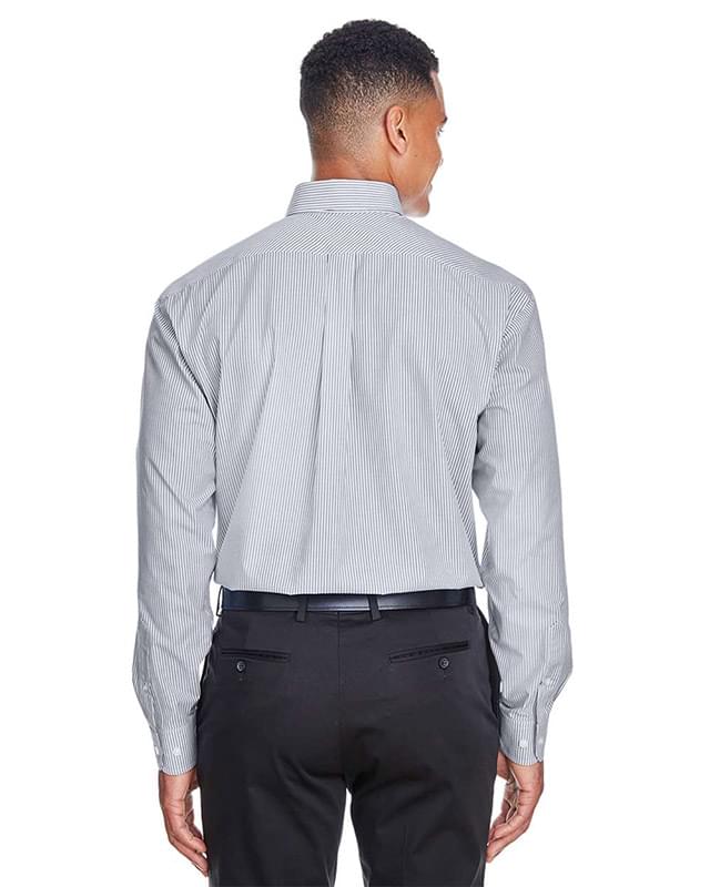 Crown Collection® Banker Stripe Woven Dress Shirt