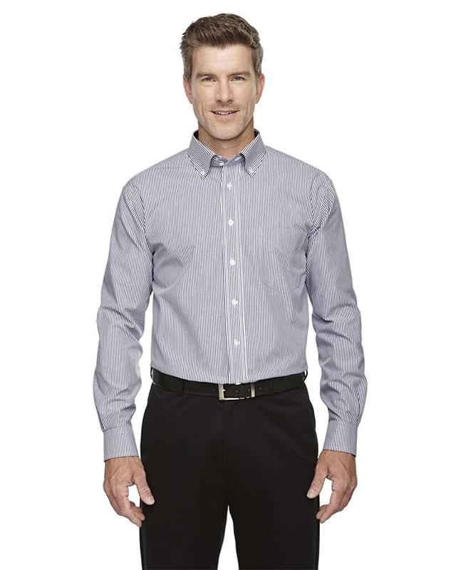 Crown Collection® Banker Stripe Woven Dress Shirt
