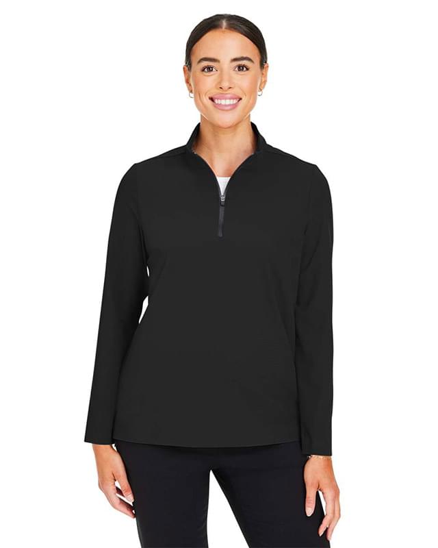 Women's CrownLux Performance® Windsor Welded Quarter-Zip Pullover Women's CrownLux Performance® Windsor Welded Quarter-Zip Pullover