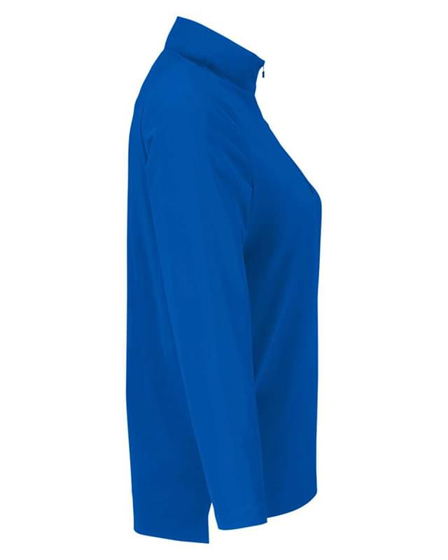 Women's CrownLux Performance® Windsor Welded Quarter-Zip Pullover