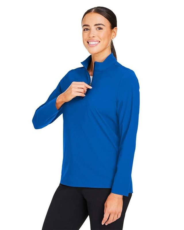 Women's CrownLux Performance® Windsor Welded Quarter-Zip Pullover