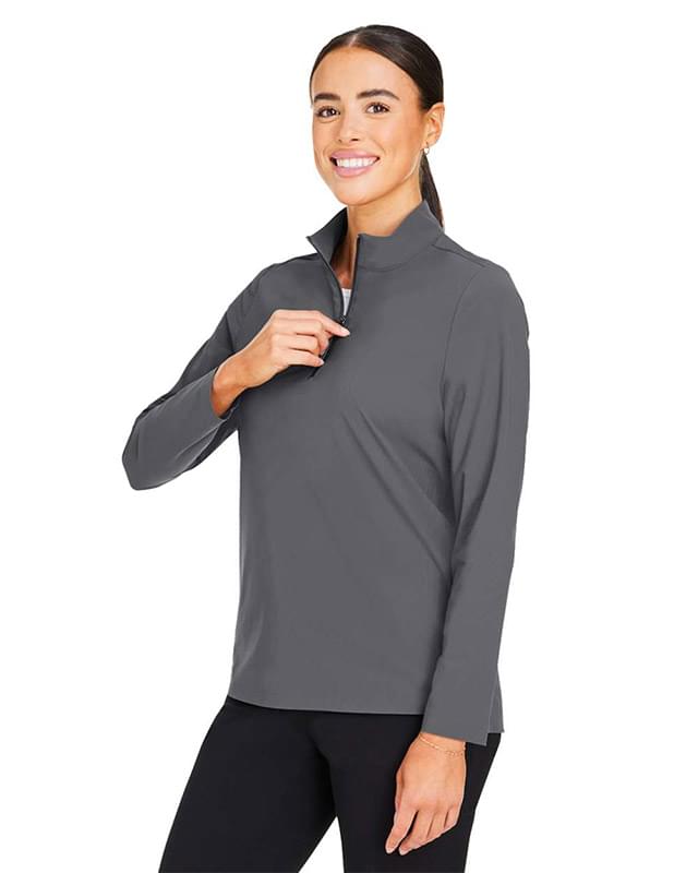 Women's CrownLux Performance® Windsor Welded Quarter-Zip Pullover