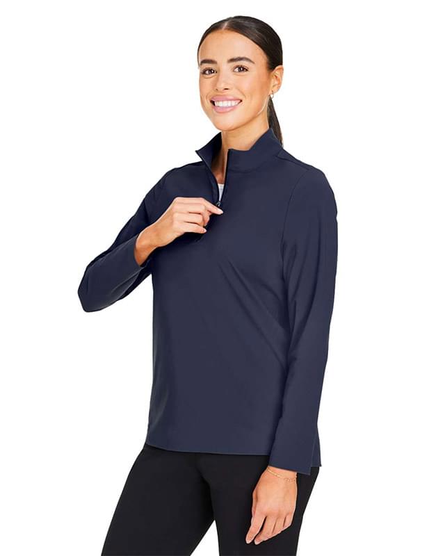 Women's CrownLux Performance® Windsor Welded Quarter-Zip Pullover