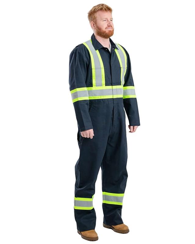 Safety Striped Unlined Coverall Safety Striped Unlined Coverall