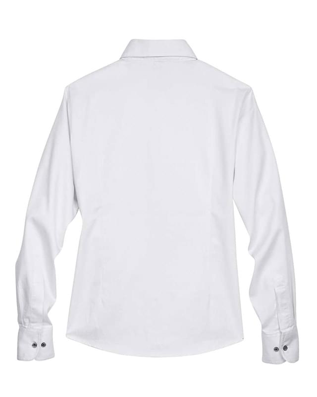 Women's Easy Blend™ Long Sleeve Twill Dress Shirt with Stain-Release