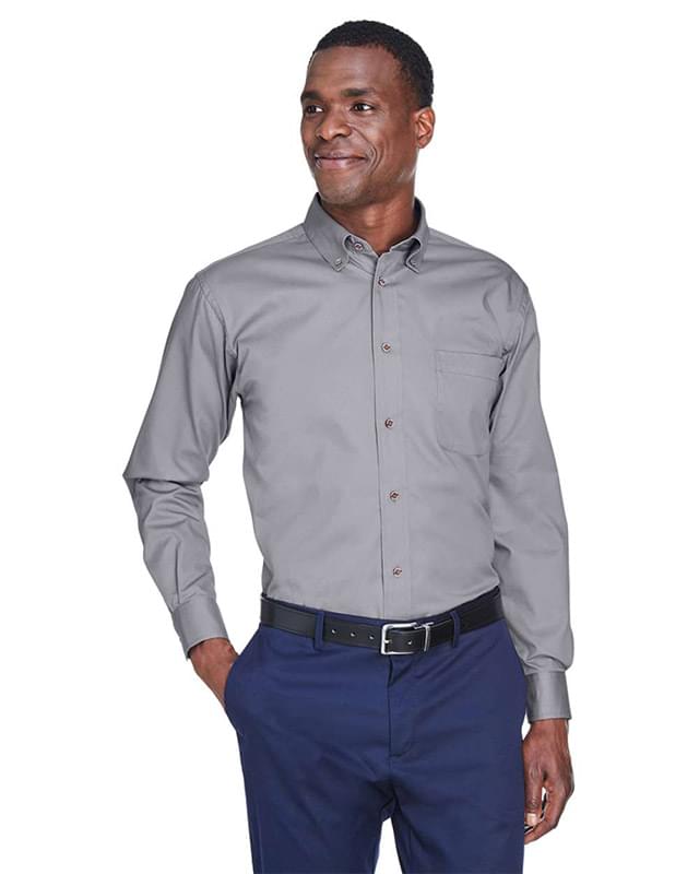 Men's Easy Blend™ Long Sleeve Twill Shirt Men's Easy Blend™ Long Sleeve Twill Shirt