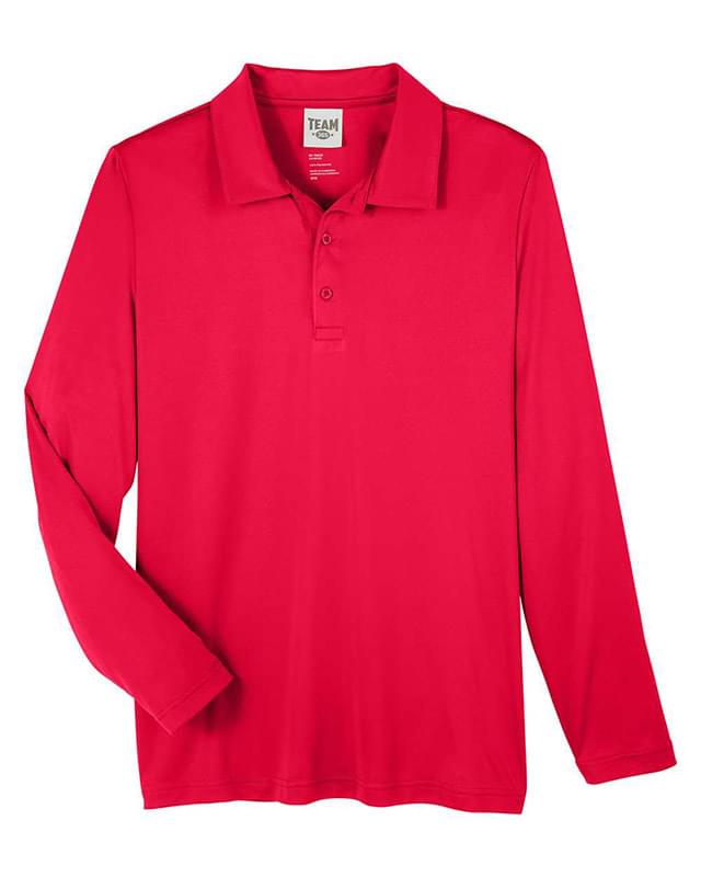 Men's Zone Performance Long Sleeve Polo