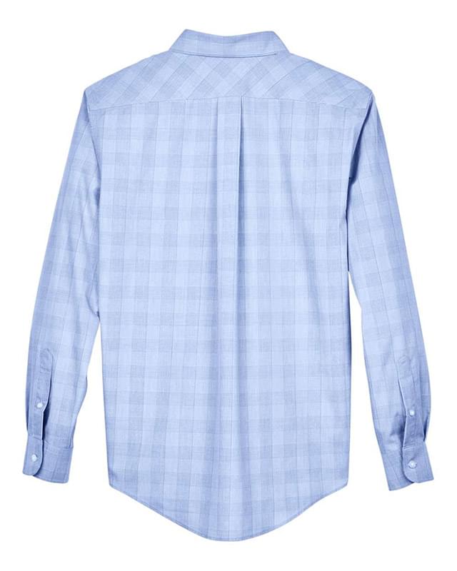 Crown Collection® Glen Plaid Woven Dress Shirt Crown Collection® Glen Plaid Woven Dress Shirt
