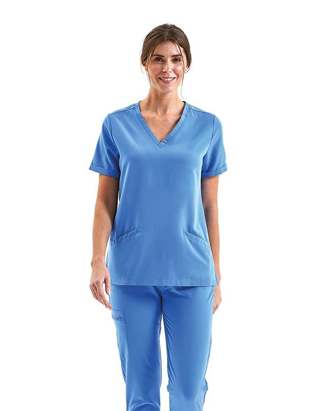 Women's Invincible V-Neck Stretch Scrub Top Women's Invincible V-Neck Stretch Scrub Top