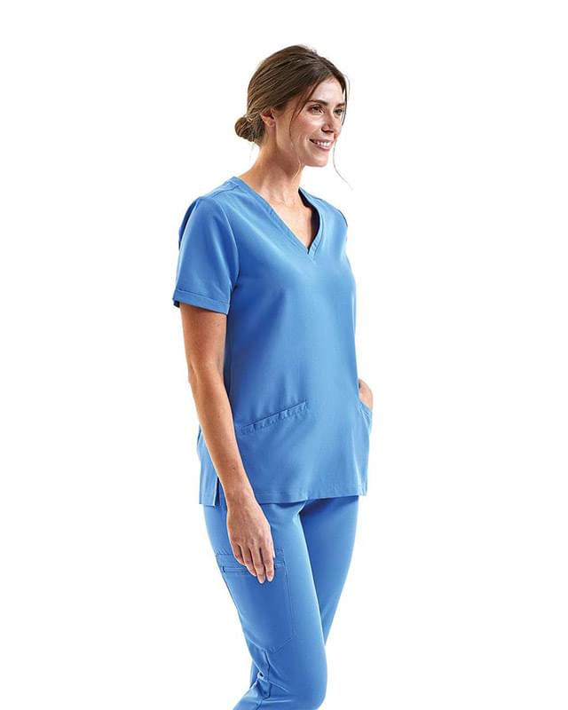 Women's Invincible V-Neck Stretch Scrub Top Women's Invincible V-Neck Stretch Scrub Top