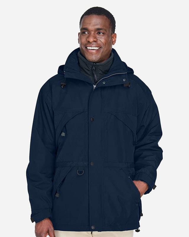 Men's 3-in-1 Parka with Dobby Trim Men's 3-in-1 Parka with Dobby Trim
