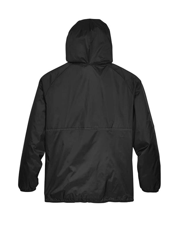 Unisex Packable Hooded Nylon Jacket
